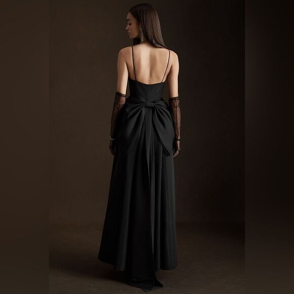 Sachin & Babi Hadley V-Neck Back-Bow Empire Gown - Picture 7 of 7